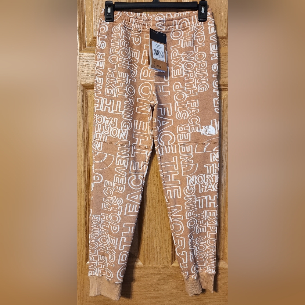 NWT The North Face Boys Joggers Size L (12) Almond Butter